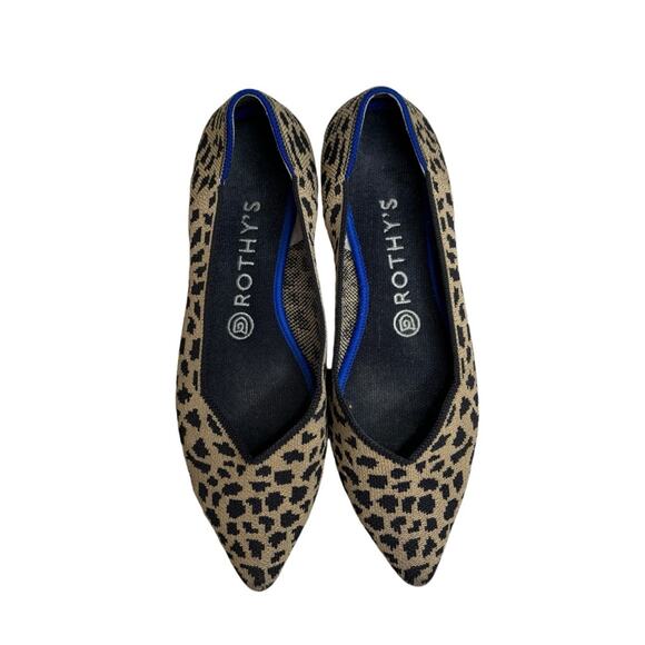 Rothy’s The Point Flat Cheetah Print - Picture 2 of 8